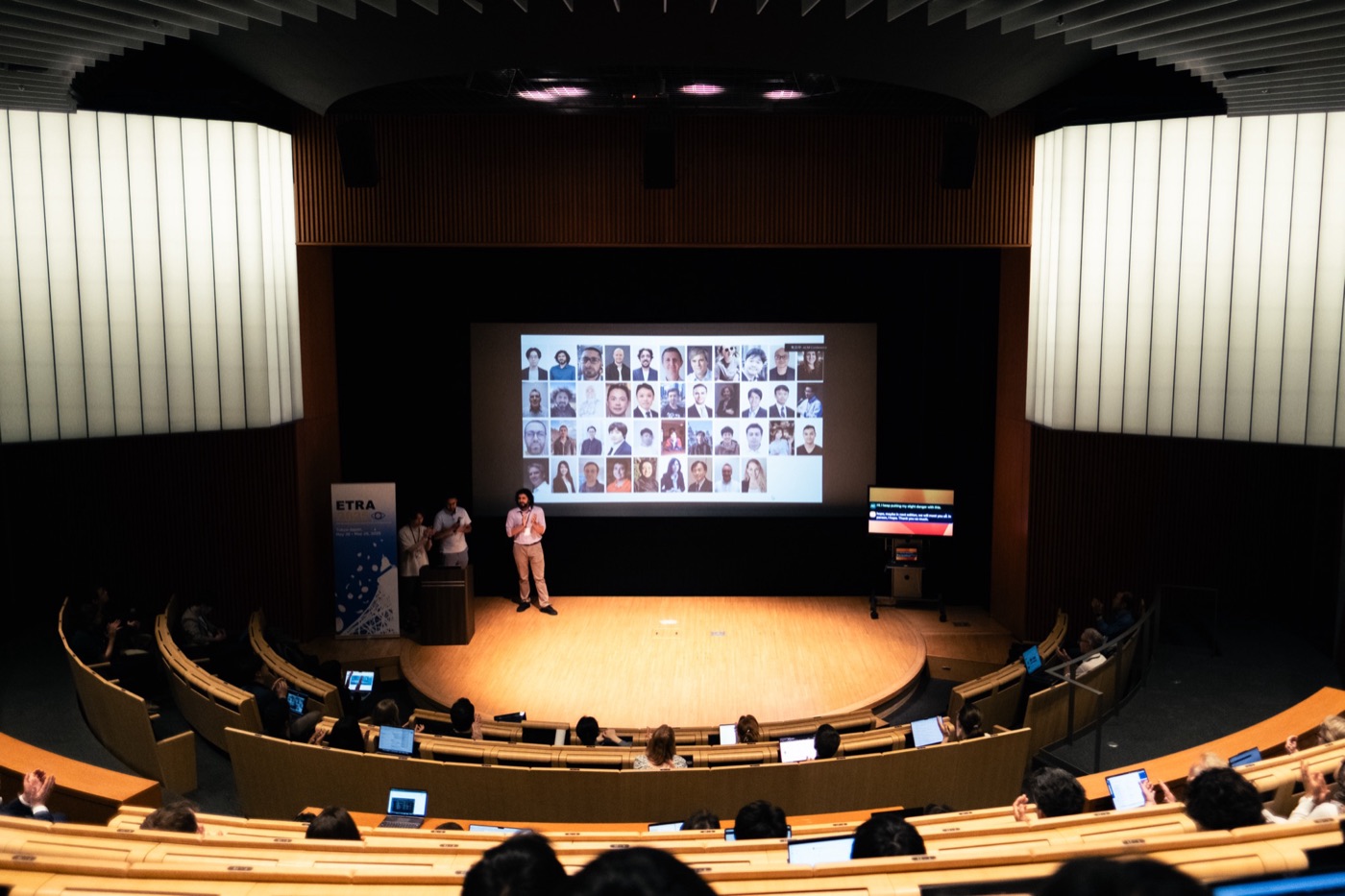 Main hall of ACM ETRA 2025, Tokyo